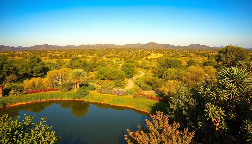 seasonal view of nature reserve