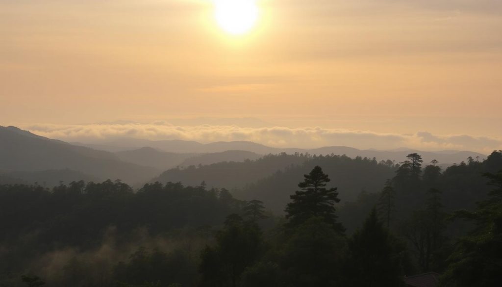 sunrise at Tiger Hill