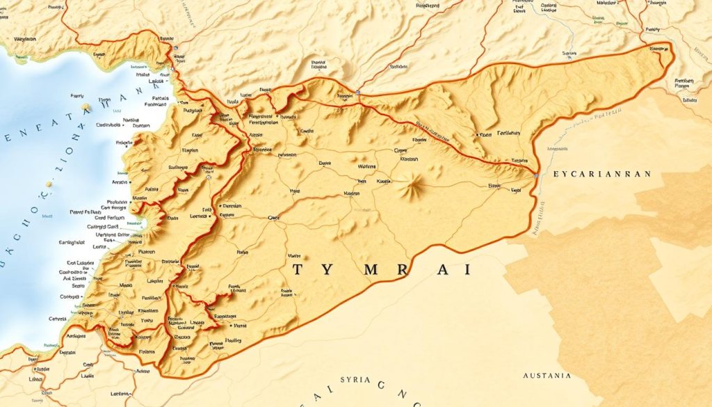 syria travel map