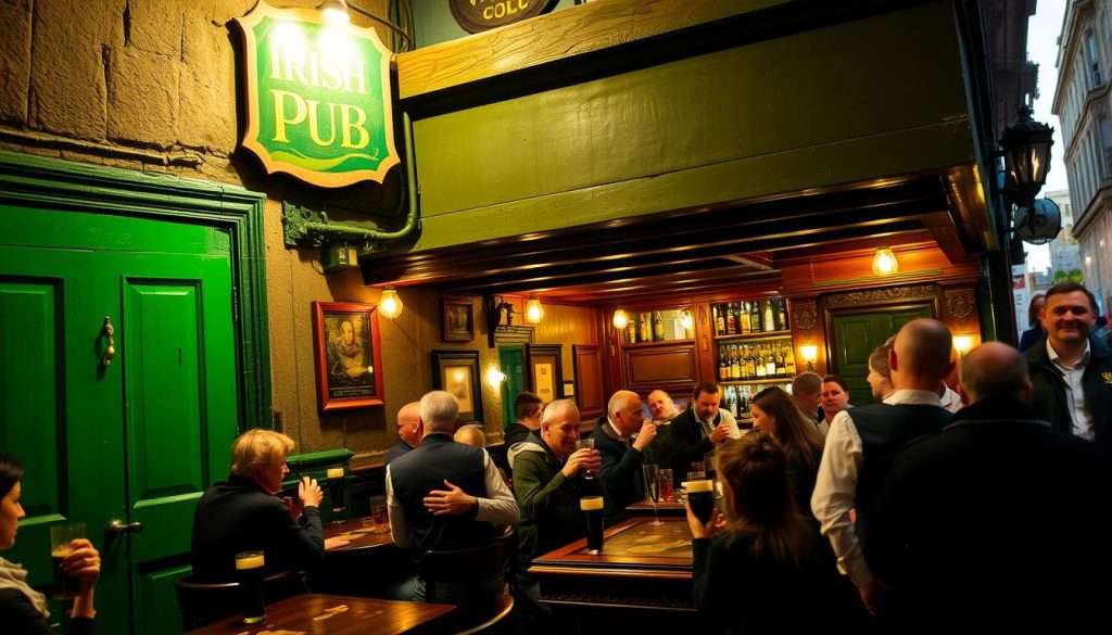 traditional Irish pub