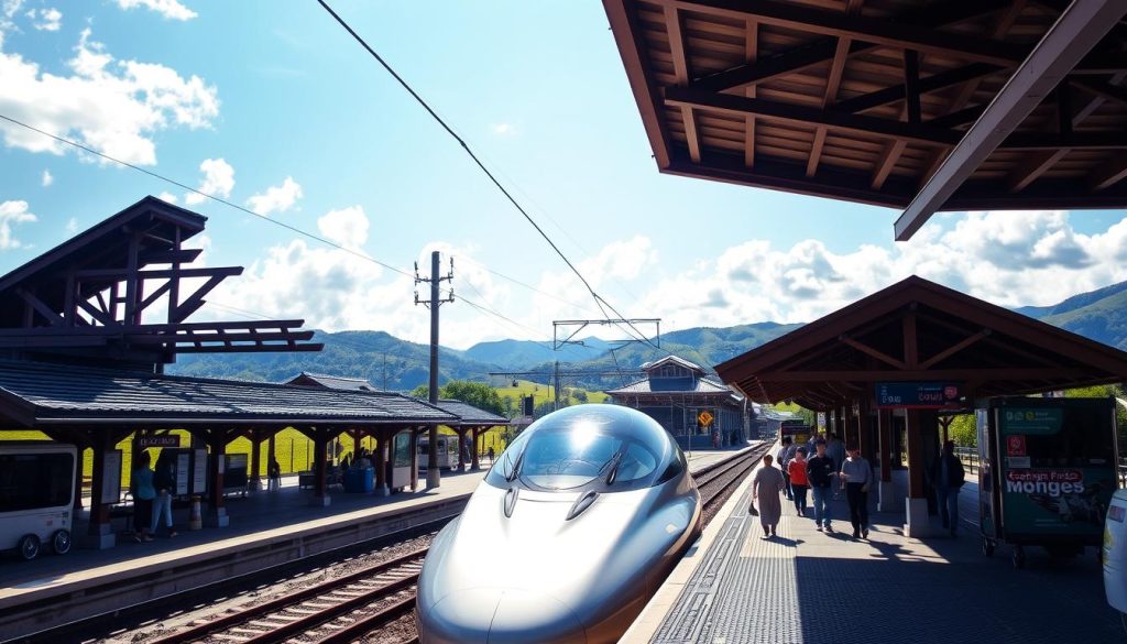 train in Yamagata