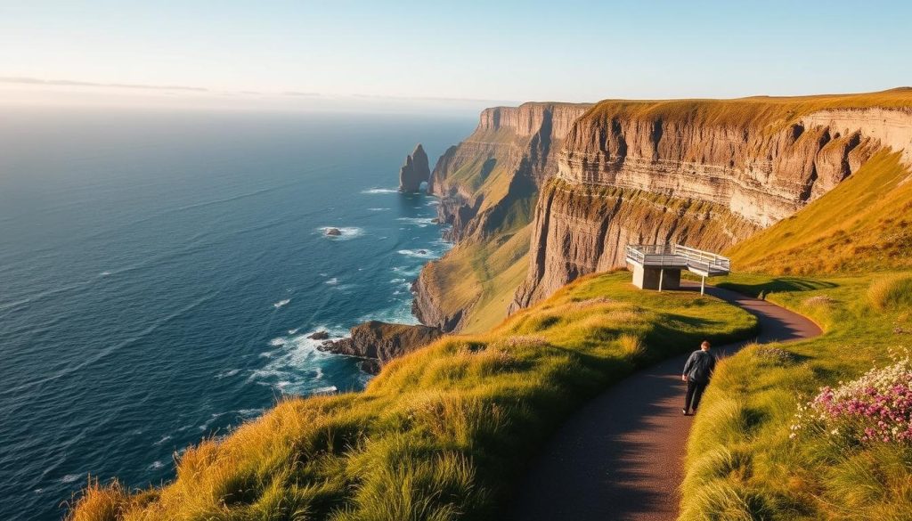 viewing platforms at cliffs of moher