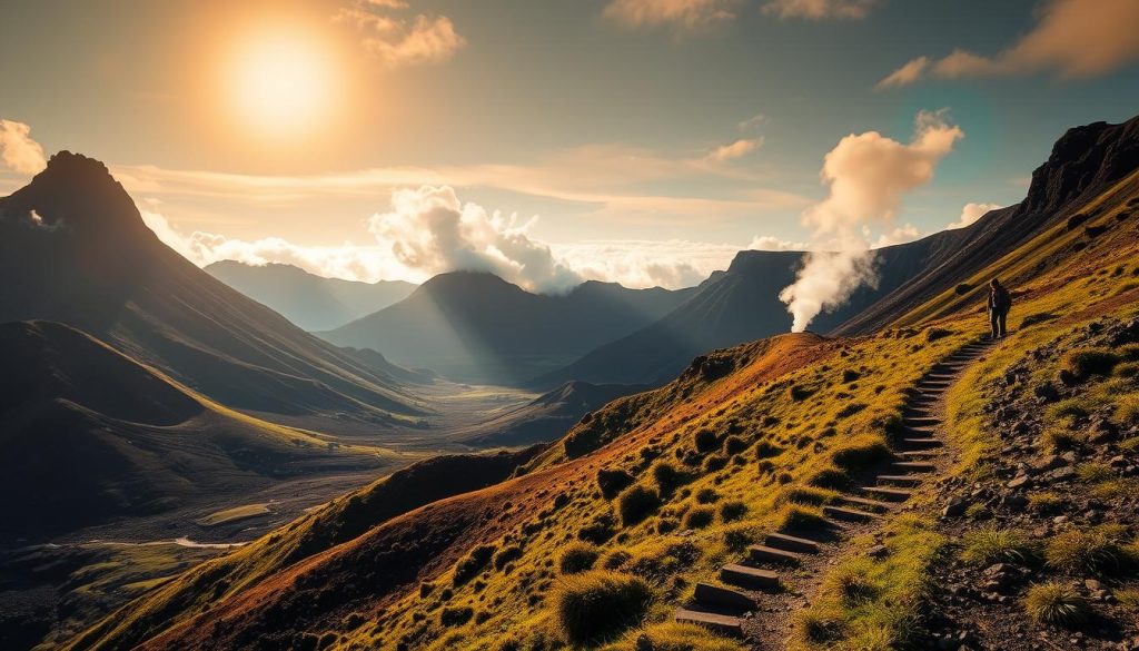 volcano hiking trails