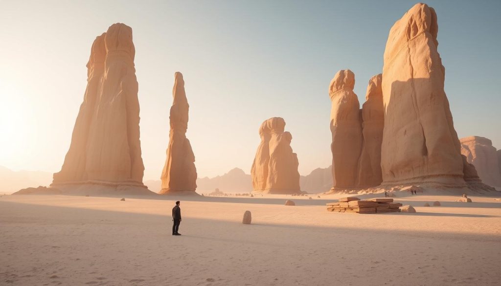 white desert egypt rock formation