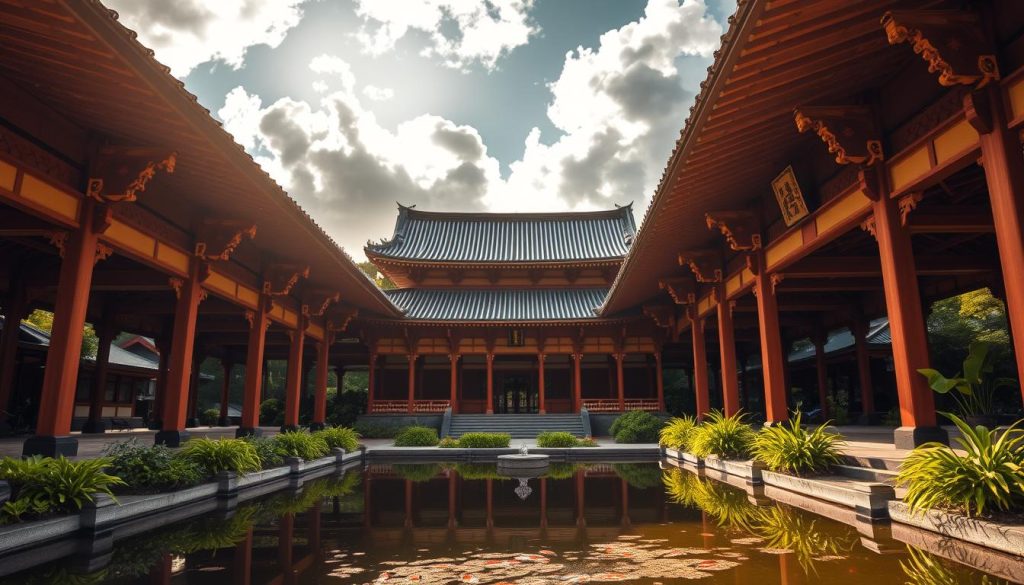 Byodo-In Temple architectural details