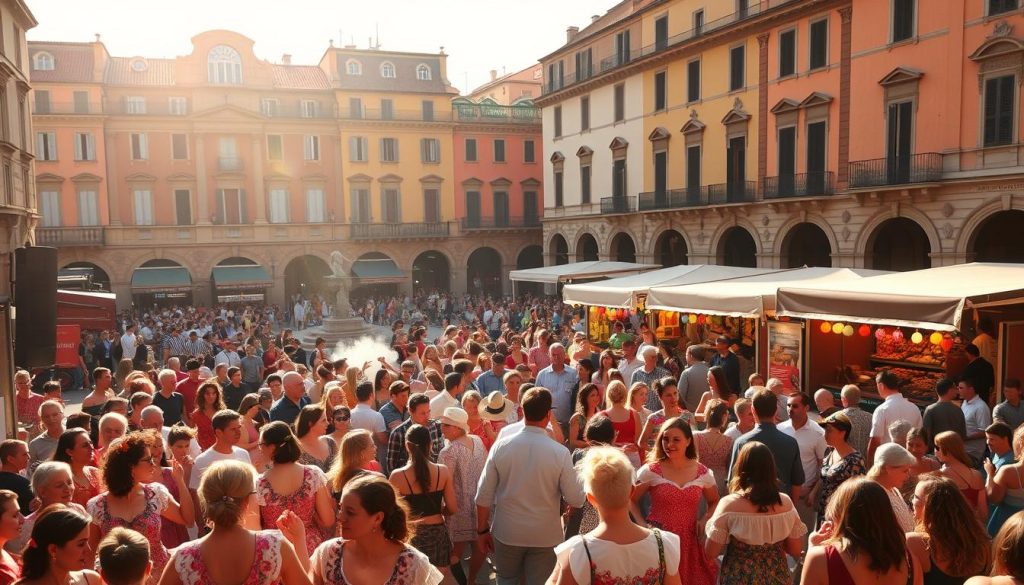 Italian festival celebration