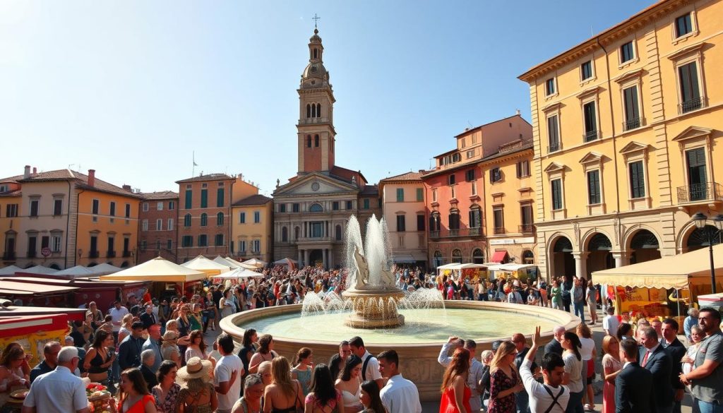 Italian festival celebration