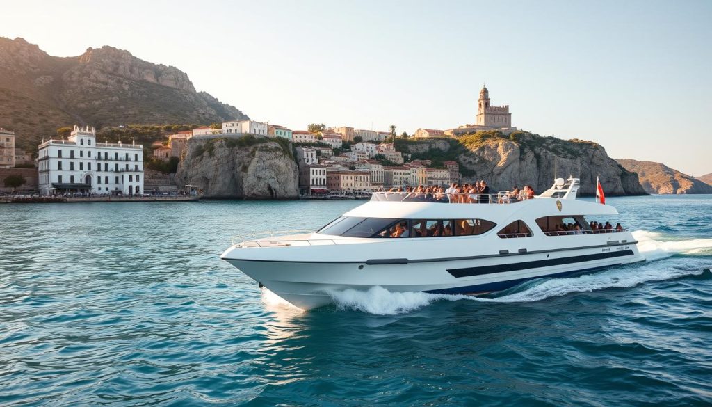 Ponza Island ferry journey