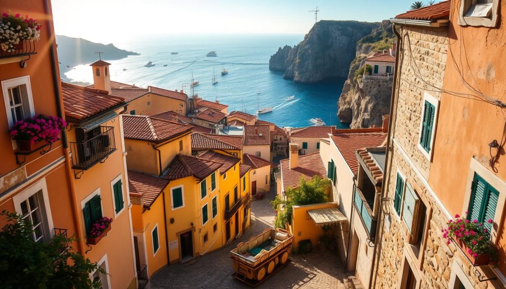 Ponza Island historical charm