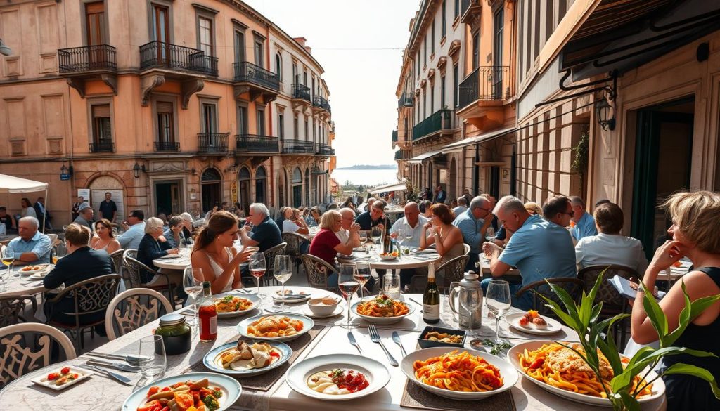 Sicilian cuisine and local dining