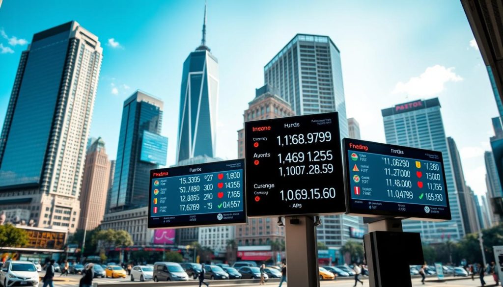 Tracking live exchange rates