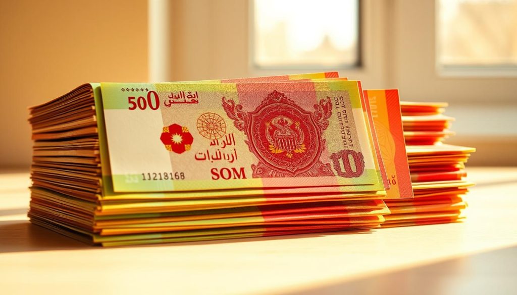 Uzbekistani Som banknotes