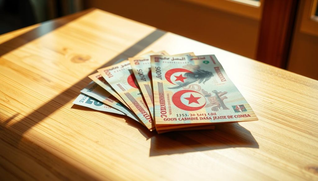 algerian dinar banknotes