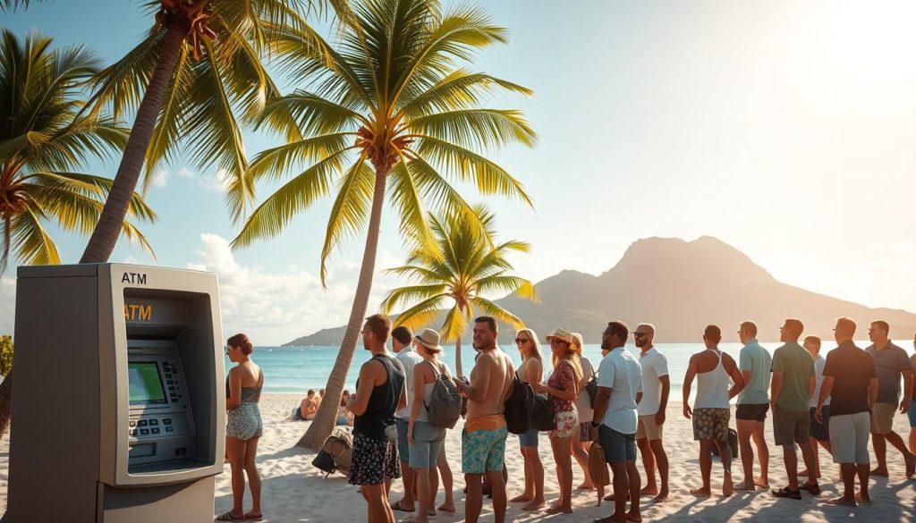 atm withdrawals in islands