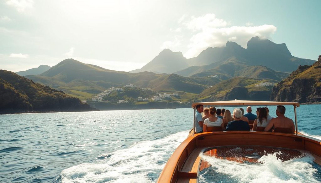 boat tour in the Aeolian archipelago