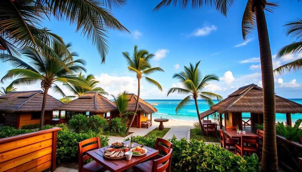 budget accommodation and dining