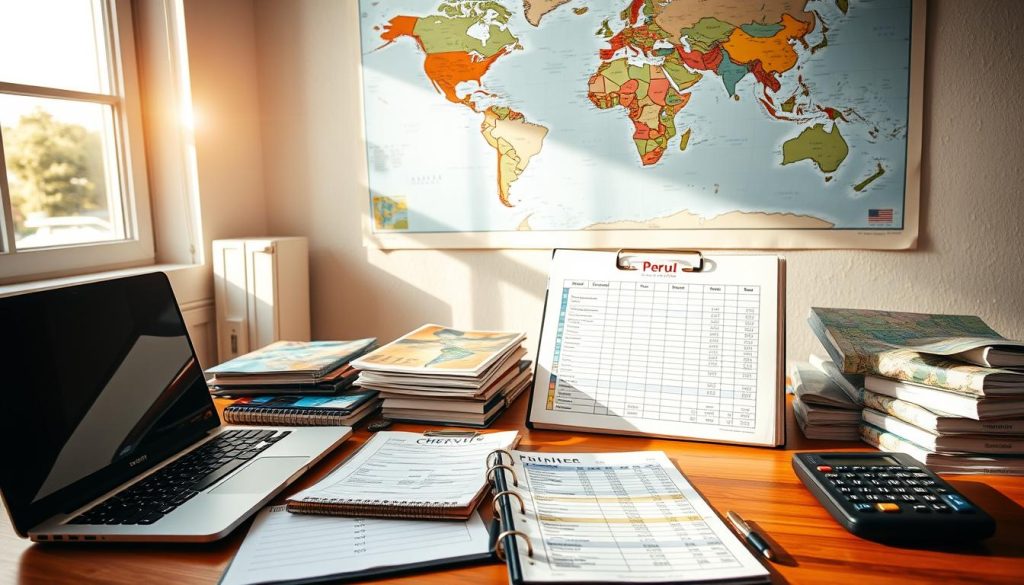 budget planning for Peru trip