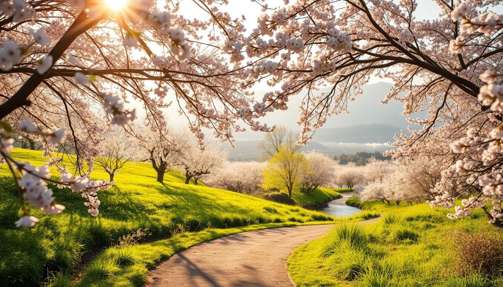 cherry blossom view