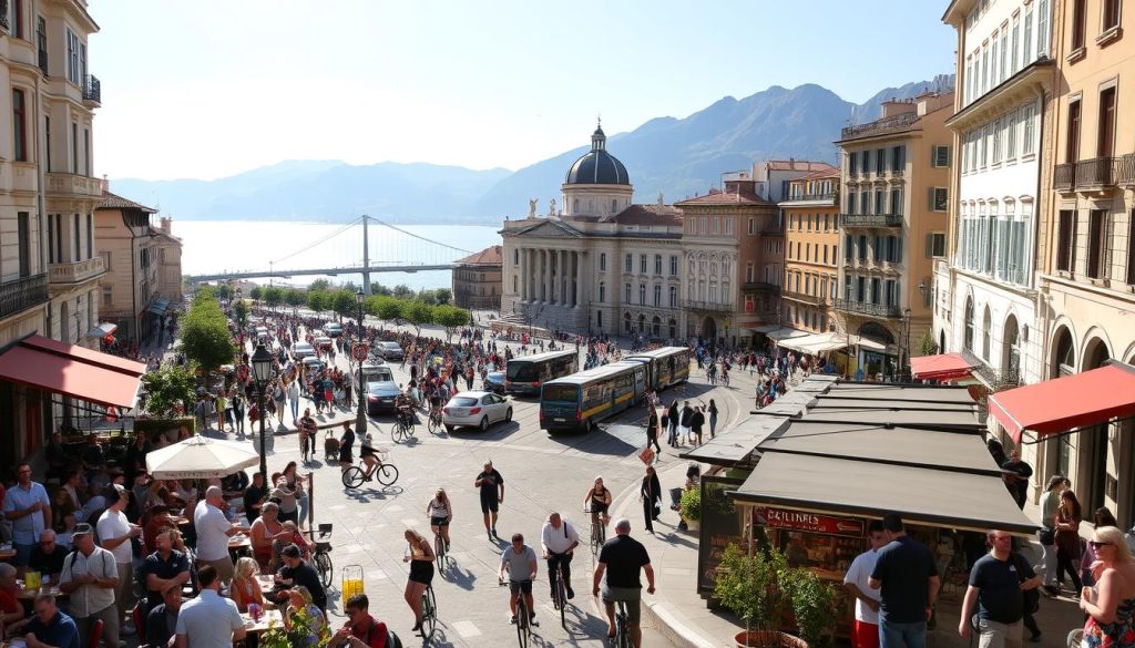 city life in Trieste