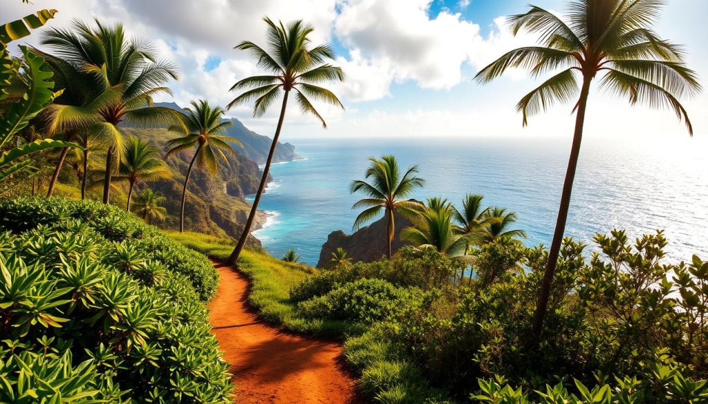 coastal trail scenic view