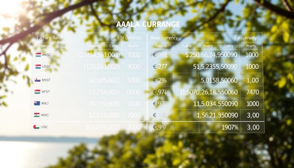 exchange rate comparison