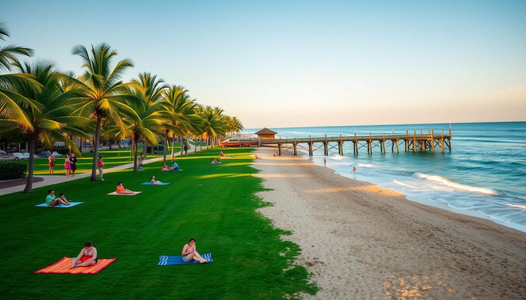 family-friendly beach park