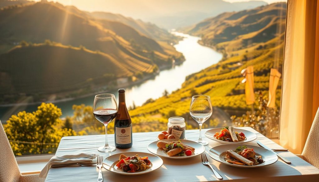 gourmet meals with river views