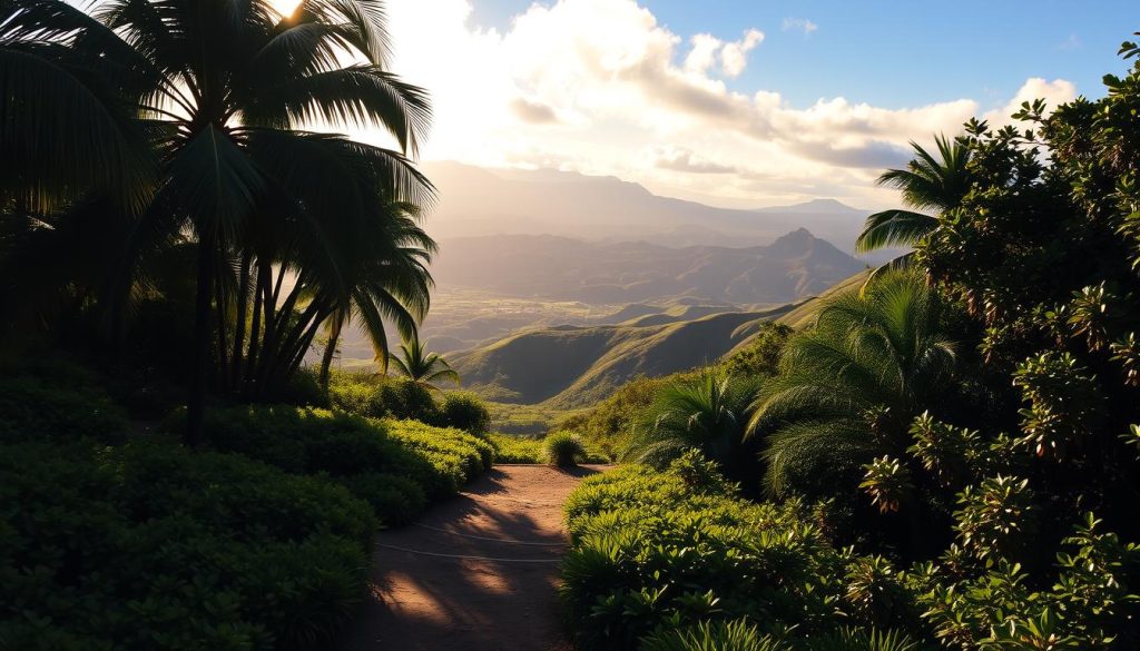 hiking trail landscape