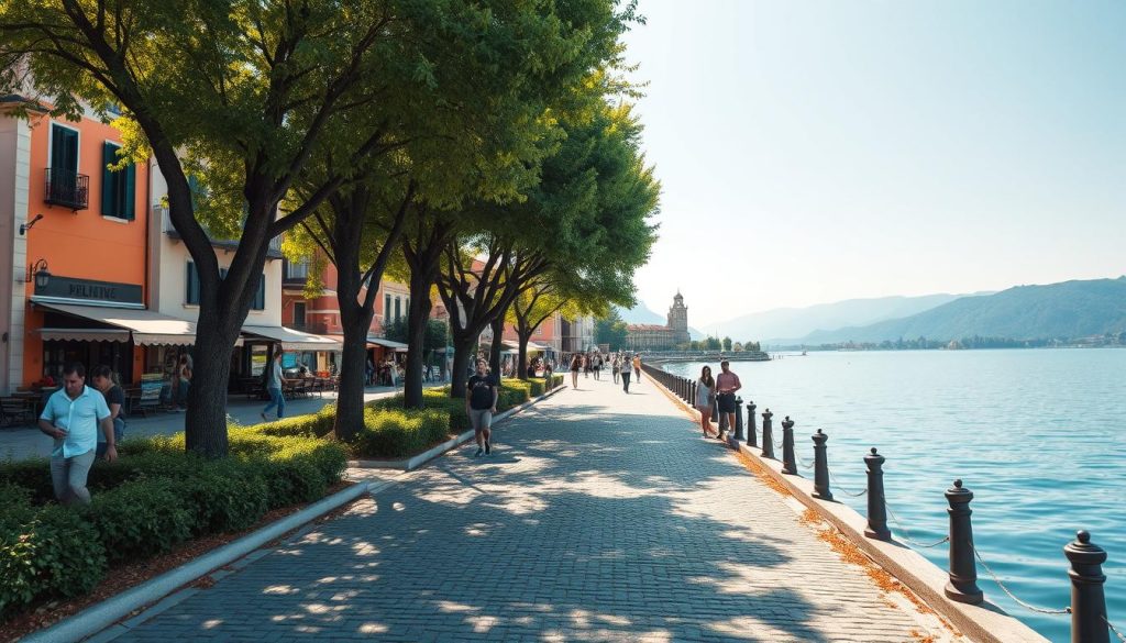 lakeside promenade