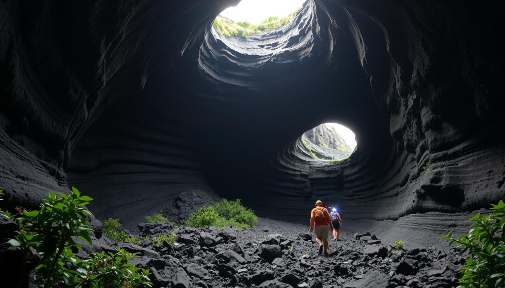 lava tube exploration