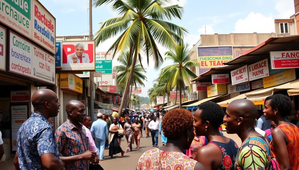 linguistic landscape in Ivory Coast