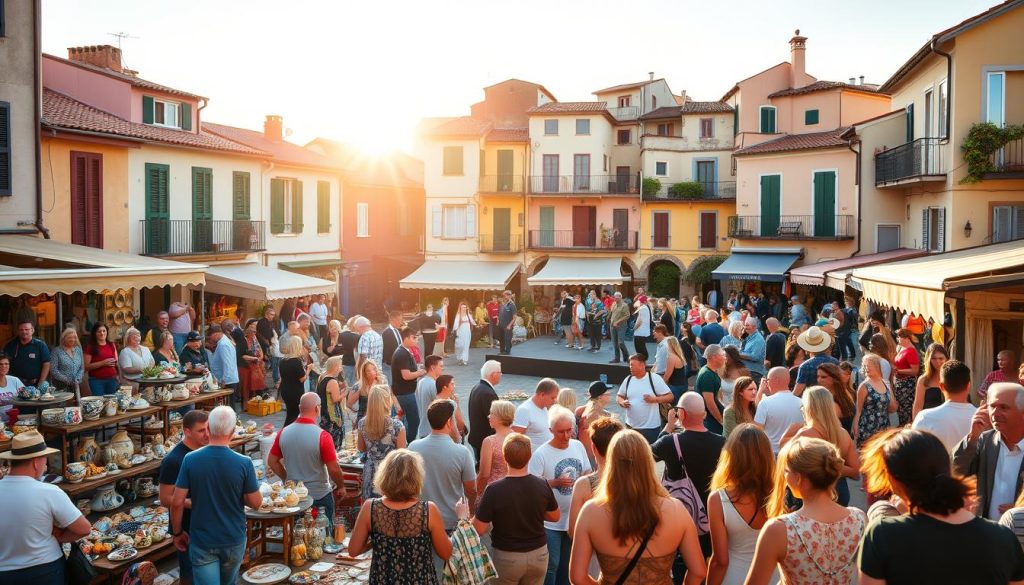 local festivals and art exhibitions