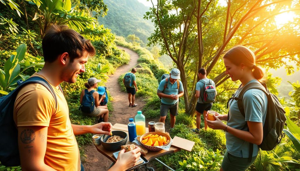 on-trail snacks and meals