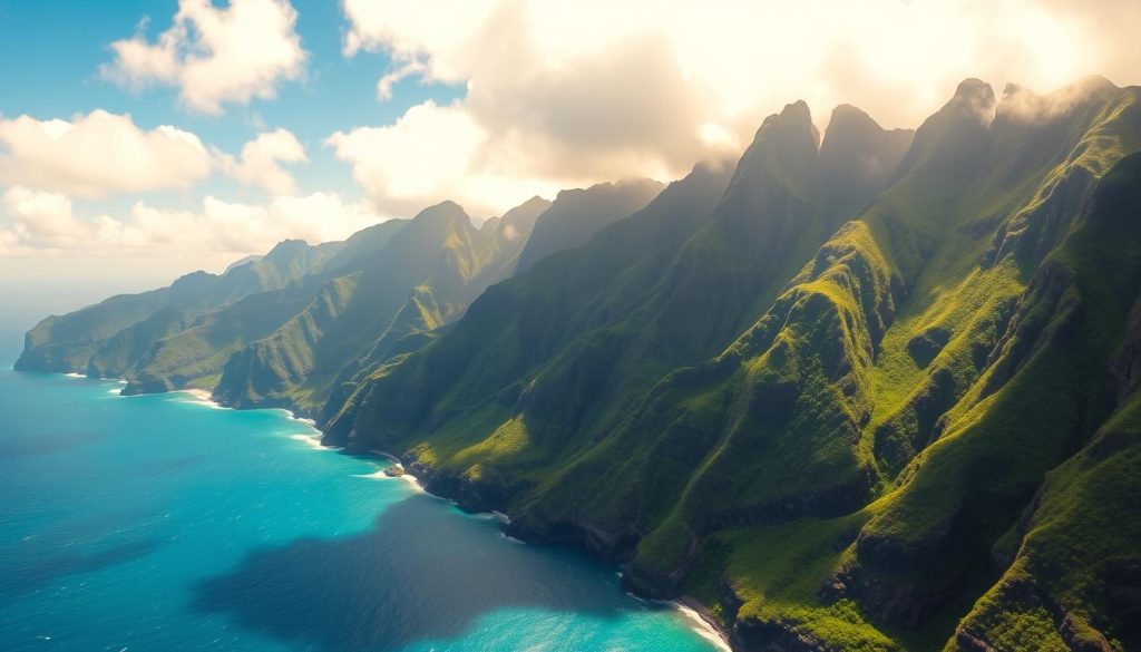 pali coast dramatic cliffs