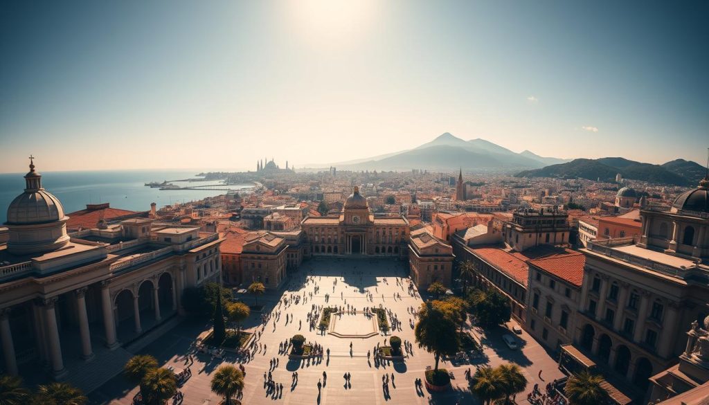panoramic view of the city