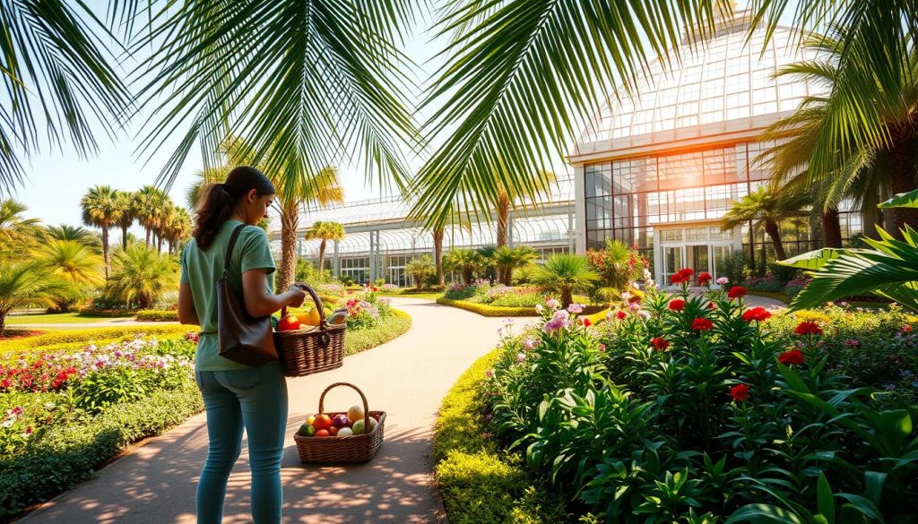 preparing for botanical garden tour