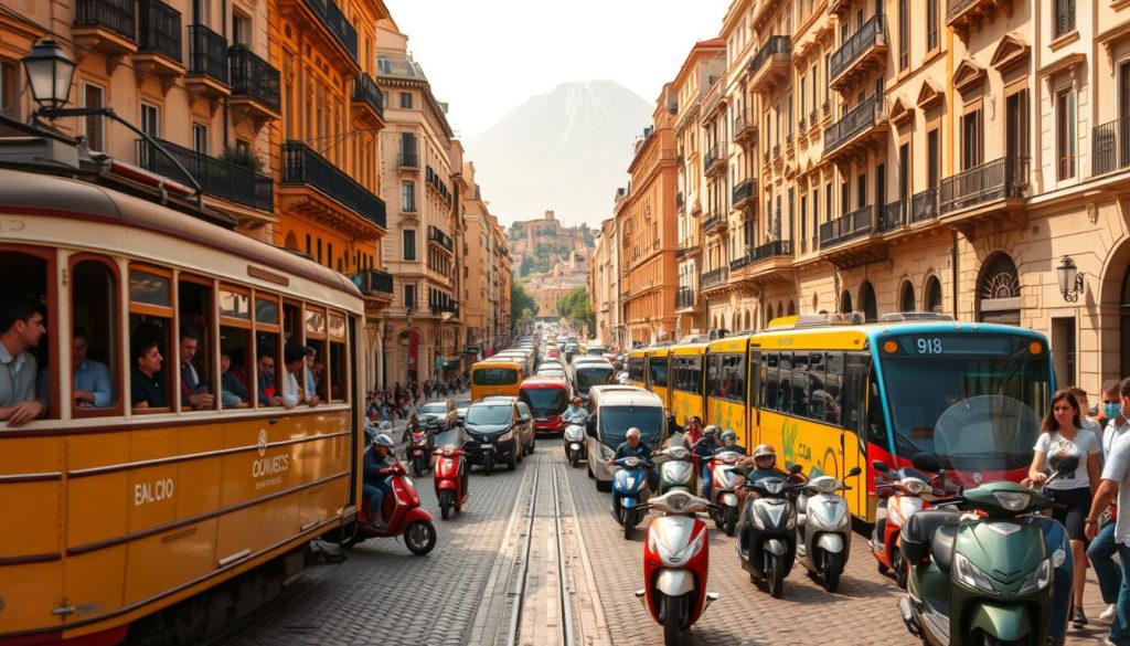 public transit in the city