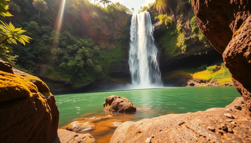 rainbow falls