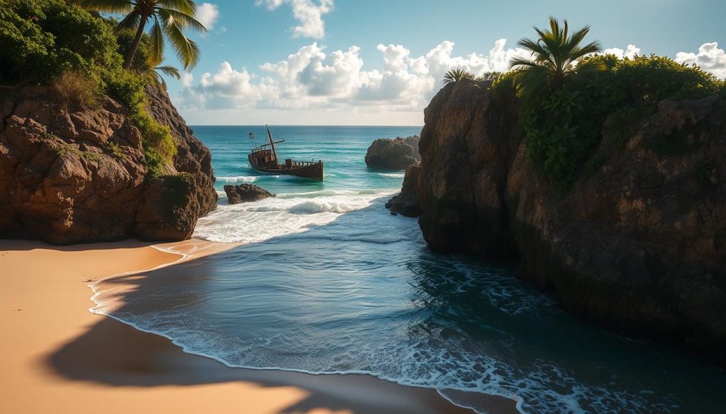 scenic walks at shipwreck beach