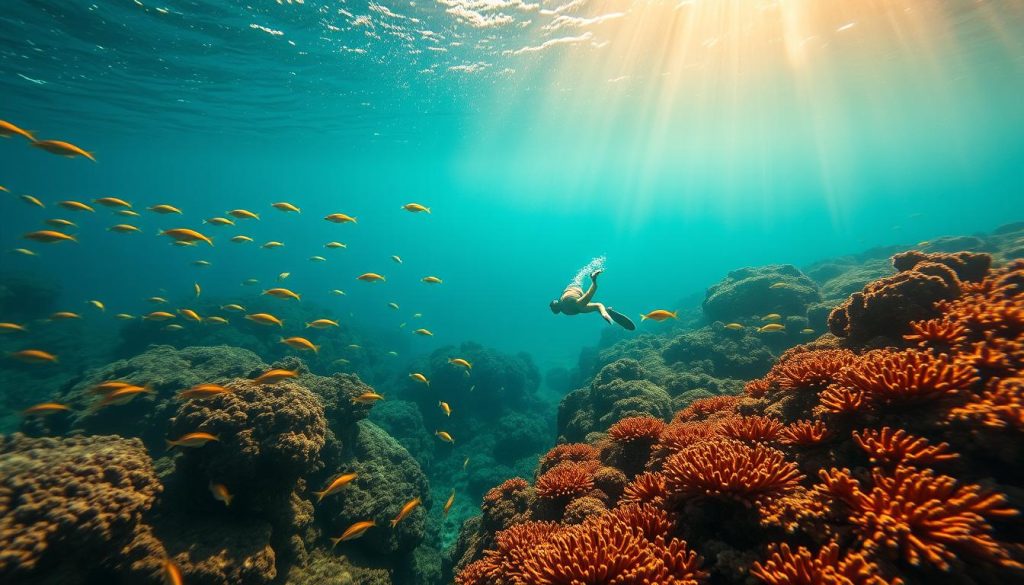 snorkeling molokini