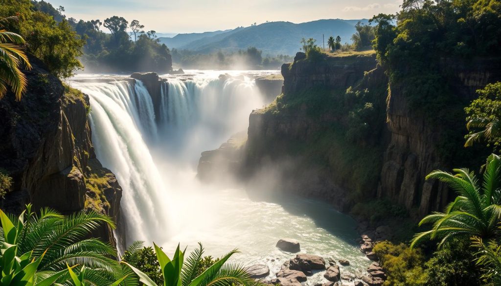 spectacular waterfall