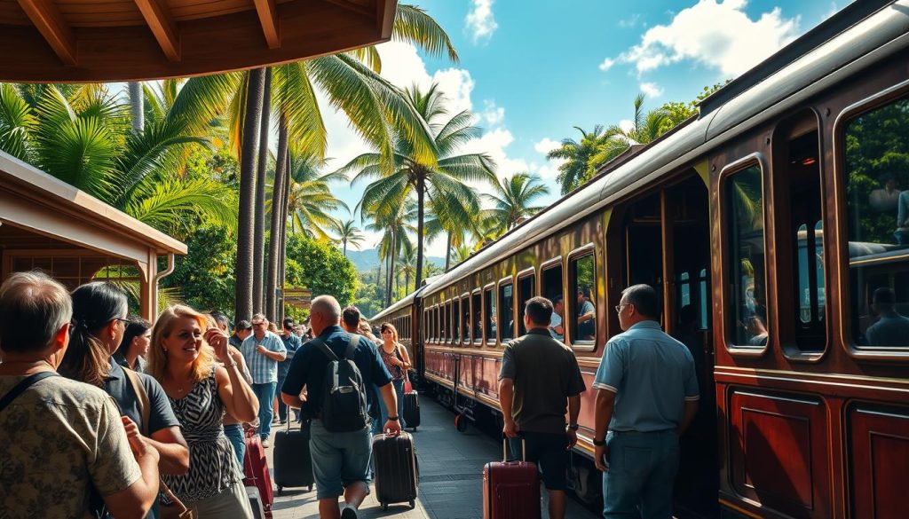 train ride check-in