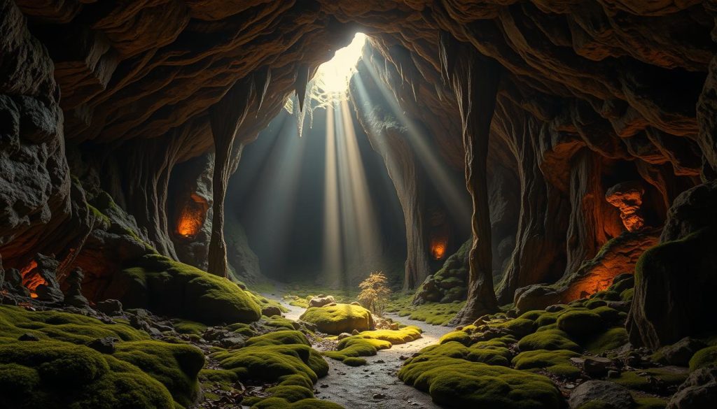 underground slate caverns adventure