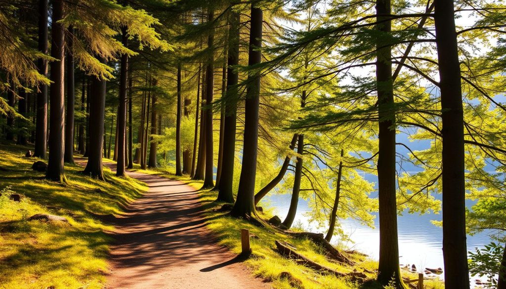 view loch serene forest walks