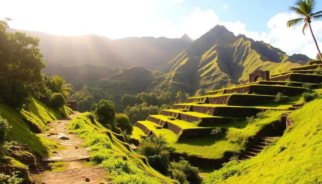 walking trails and ancient heiau