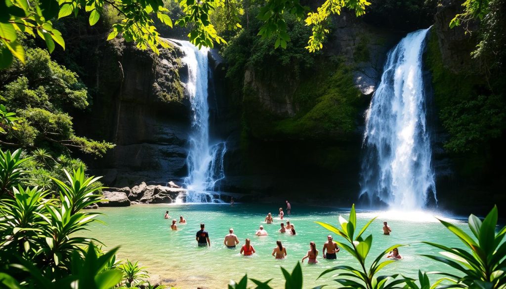 waterfall activities