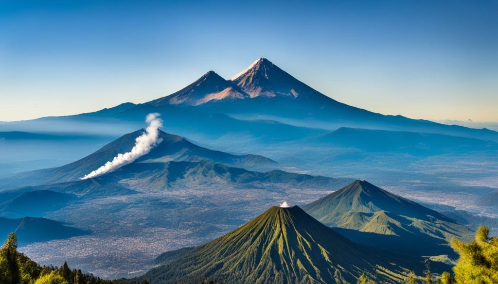 Acatenango and Fuego Volcanoes