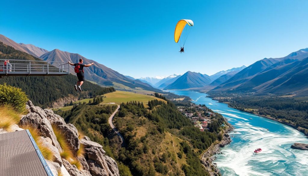 Adventure sports in Queenstown