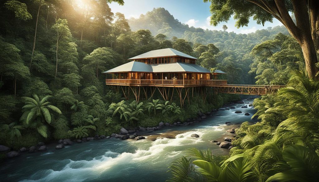 Amazon Rainforest lodge