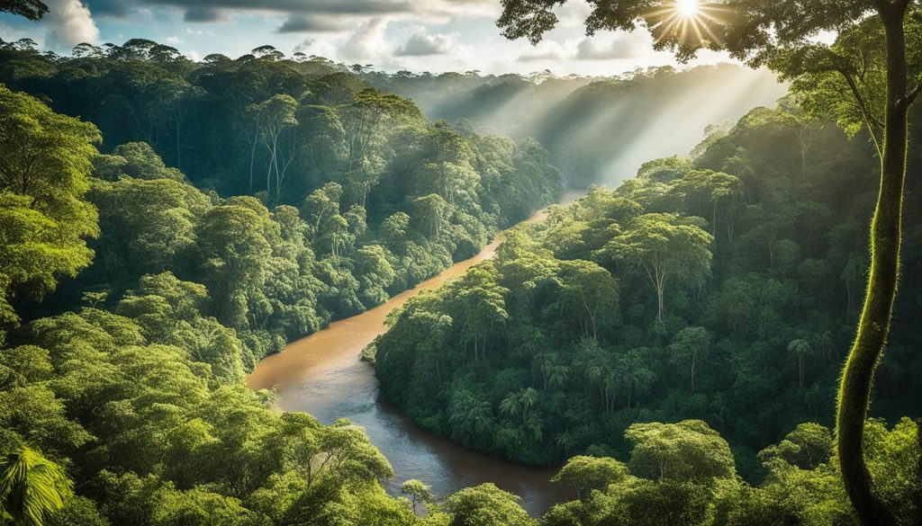 Amazon rainforest in Peru